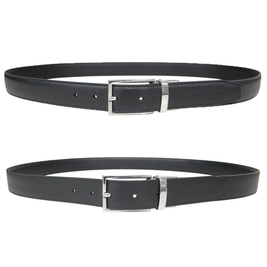 EMPORIO ARMANI エンポリオアルマーニ ベルト メンズ リバーシブル レザーベルト EM001598 AF14630 ブラック EMPORIO ARMANI エンポリオアルマーニ メンズリバーシブルレザーベルト