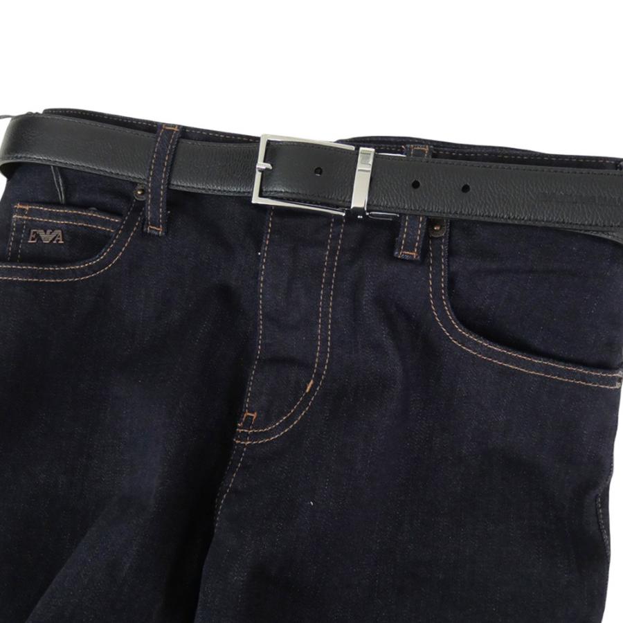 EMPORIO ARMANI エンポリオアルマーニ ベルト メンズ リバーシブル レザーベルト EM001598 AF14630 ブラック EMPORIO ARMANI エンポリオアルマーニ メンズリバーシブルレザーベルト