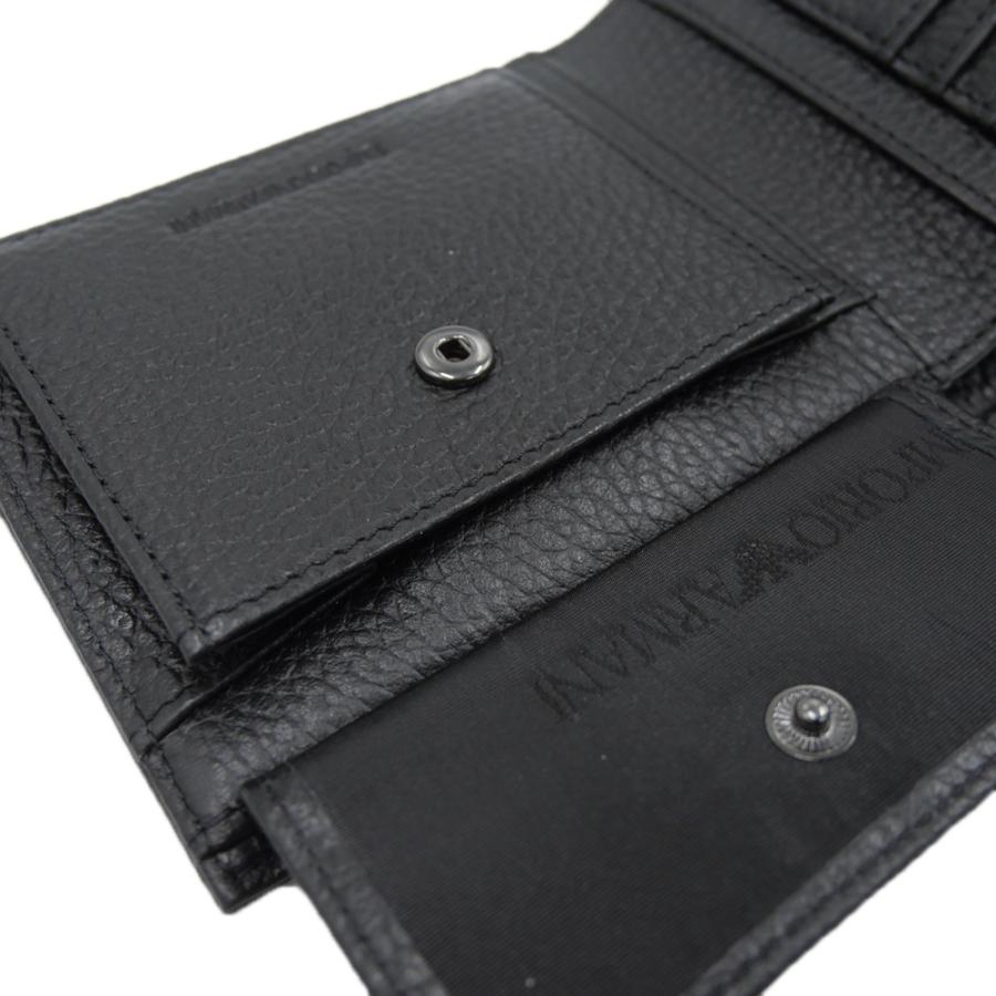 EMPORIO ARMANI エンポリオアルマーニ メンズ二つ折財布（小銭入れ付き