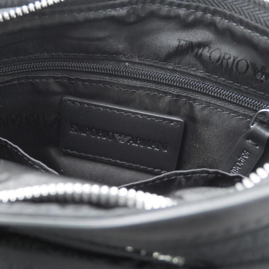 EMPORIO ARMANI エンポリオアルマーニ メンズミニショルダーバッグ EM002792 AF14637 ブラック_8