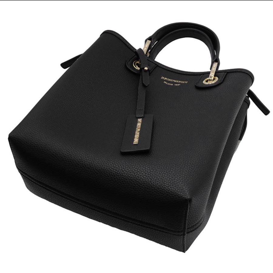 EMPORIO ARMANI エンポリオアルマーニ バッグ レディース ハンドバッグ EW000362 AF12103 ブラック 定番人気商品 EMPORIO ARMANI エンポリオアルマーニ レディースハンドバッグ