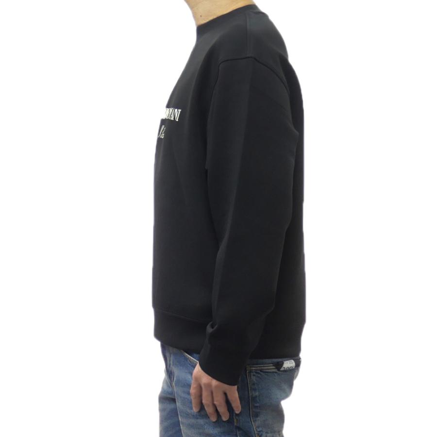 セールSS EMPORIO ARMANI エンポリオアルマーニ トレーナー メンズ EM001052 AF100130 ブラック EMPORIO ARMANI エンポリオアルマーニ メンズトレーナー EM001052