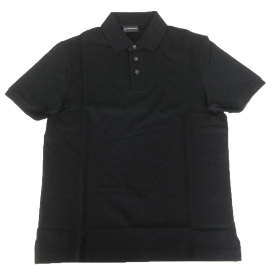 N*O様 【アルマーニ新品】EMPORIO ARMANI ブラック ポロシャツ EMPORIO ARMANI エンポリオアルマーニ メンズポロシャツ EM004912