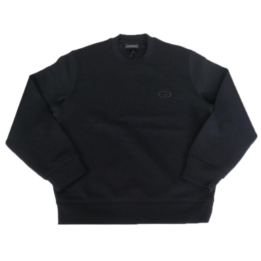 EMPORIO ARMANI エンポリオアルマーニ メンズトレーナー EM004540 AF10013 ブラック 2026春夏新作_4