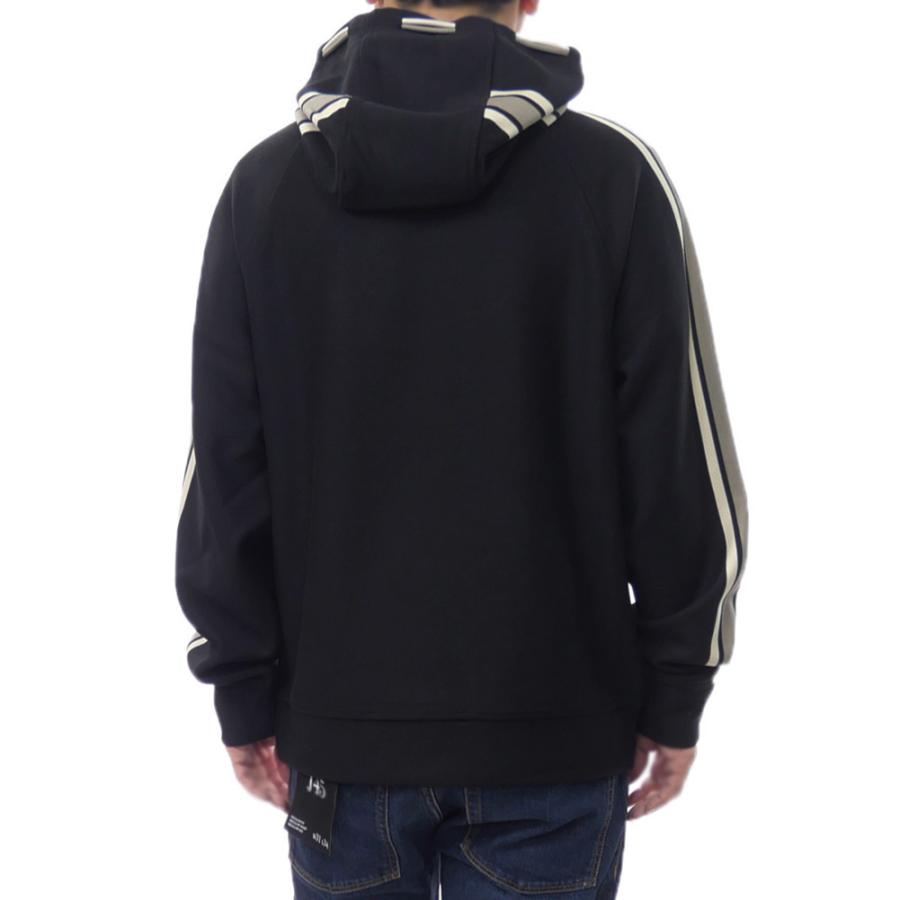 EMPORIO ARMANI エンポリオアルマーニ メンズ プルオーバーパーカー EM005199 AF24209 ブラック 2026春夏新作_3