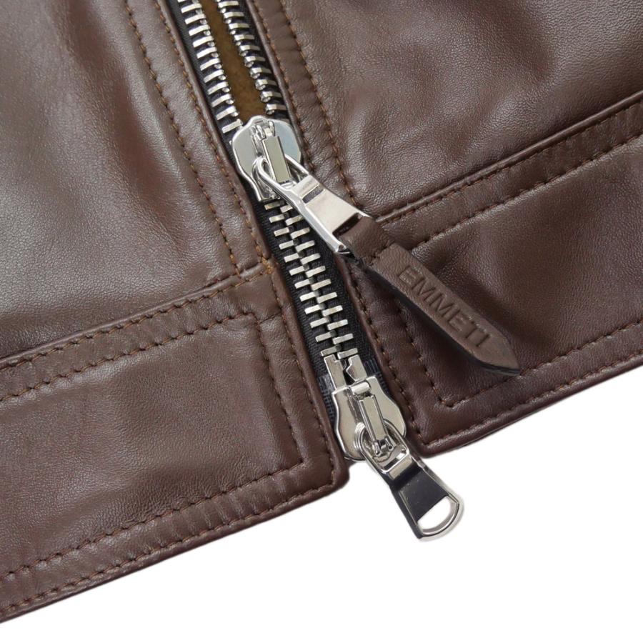 EMMETI（エンメティ） メンズライダースジャケット MASSIMO NAPPA