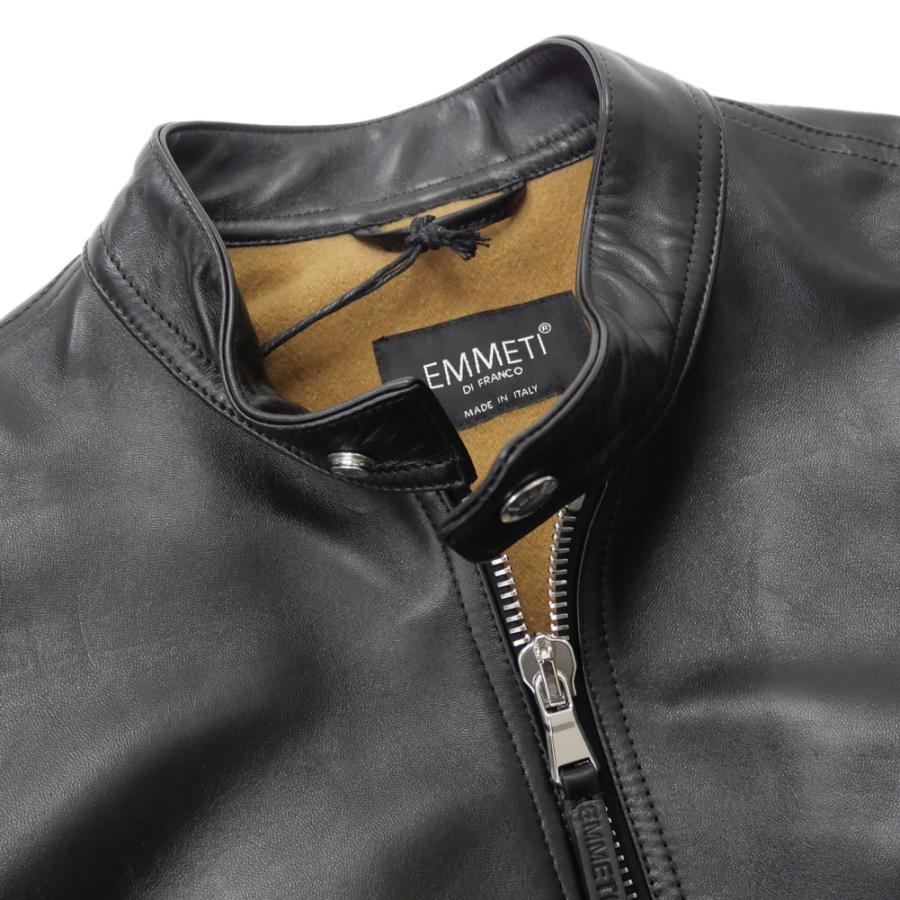 EMMETI（エンメティ） メンズライダースジャケット MASSIMO NAPPA