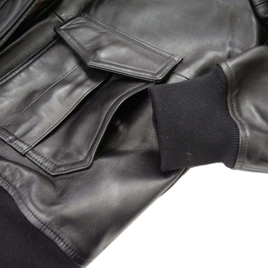 EMMETI（エンメティ） メンズレザーブルゾン FILIPPO NAPPA ブラック