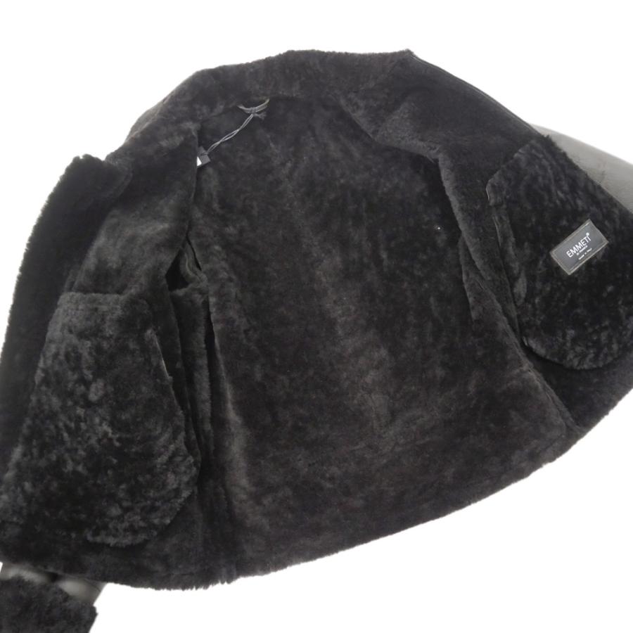 EMMETI エンメティ メンズムートンジャケット OTTAVIO MOUTON ダークブラウン 2025秋冬新作 EMMETI（エンメティ） メンズムートンジャケット OTTAVIO MOUTON