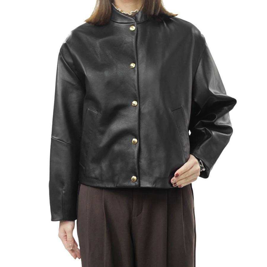 EMMETI エンメティ レディースブルゾン PRISCILLA NAPPA ブラウン 2025秋冬新作 EMMETI（エンメティ） レディースブルゾン PRISCILLA NAPPA ブラウン