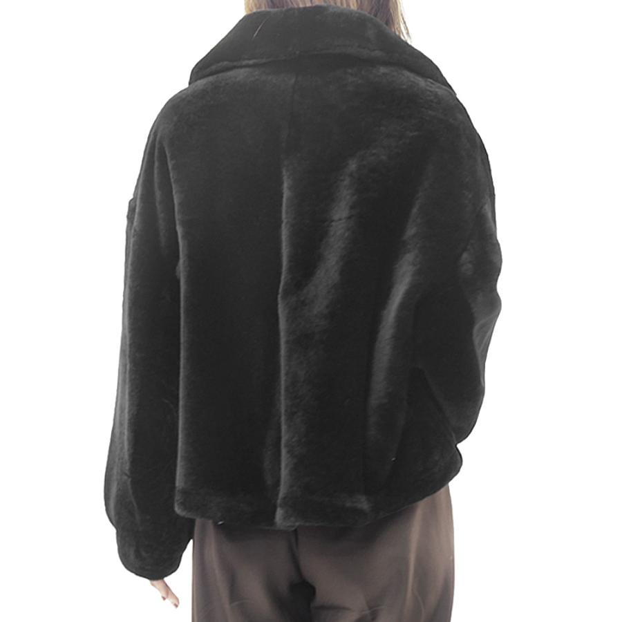 EMMETI エンメティ レディースブルゾン SILVIA MOUTON ブラック 2025秋冬新作 EMMETI（エンメティ） レディースブルゾン SILVIA MOUTON ブラック