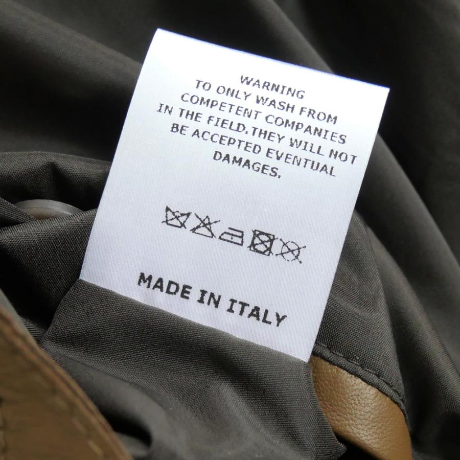 EMMETI エンメティ メンズライダースジャケット JEDI NAPPA ブラウン 2026春夏新作の画像