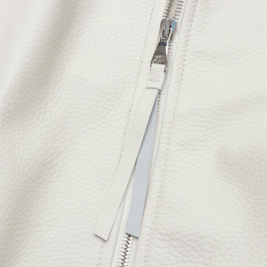 EMMETI エンメティ レディースレザージャケット LEDA 26 CALFSKIN オフホワイト 2026春夏新作の画像