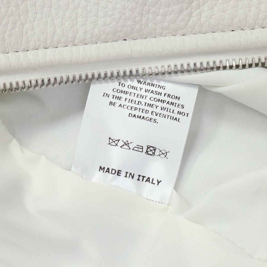 EMMETI エンメティ レディースレザージャケット LEDA 26 CALFSKIN オフホワイト 2026春夏新作の画像