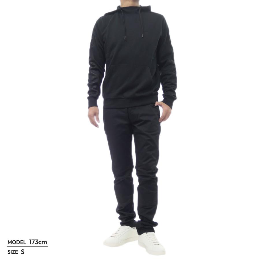 2025 秋冬新作！ EMPORIO ARMANI エンポリオアルマーニ アンダーウェア パーカー メンズ プルオーバー EM000659 AF14976 ブラック EMPORIO ARMANI エンポリオアルマーニ アンダーウェア メンズ プル