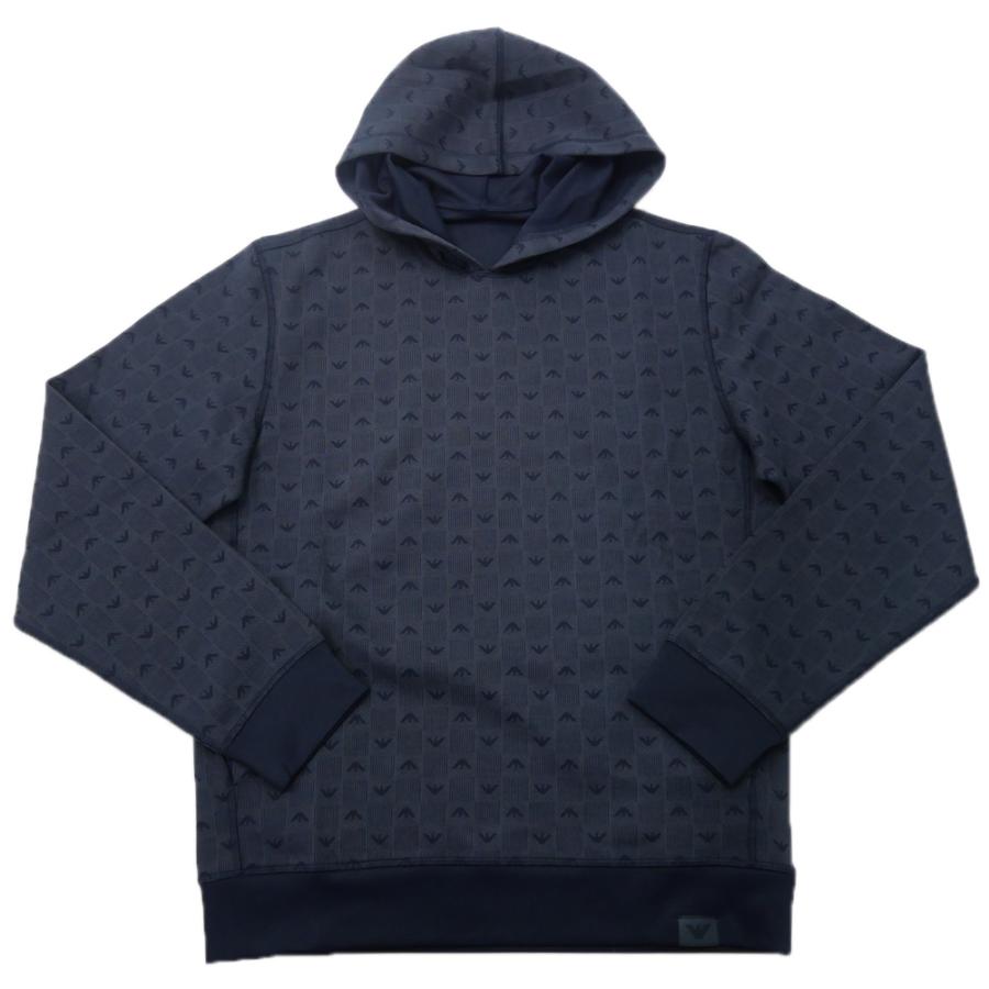 EMPORIO ARMANI エンポリオアルマーニ アンダーウェア メンズ プルオーバーパーカー EM002204 AF14992 ネイビー