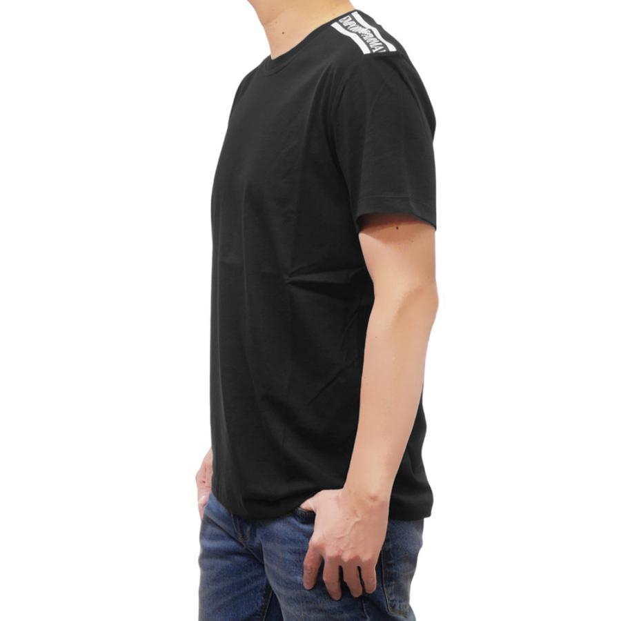 セールSS EMPORIO ARMANI UNDERWEAR エンポリオアルマーニ アンダーウェア Tシャツ メンズ 半袖 クルーネック コットン 綿100％ ビーチウェア EM000574 AF12333 ブラック EMPORIO ARMANI UNDERWEAR エンポリオアルマーニ アンダーウェア