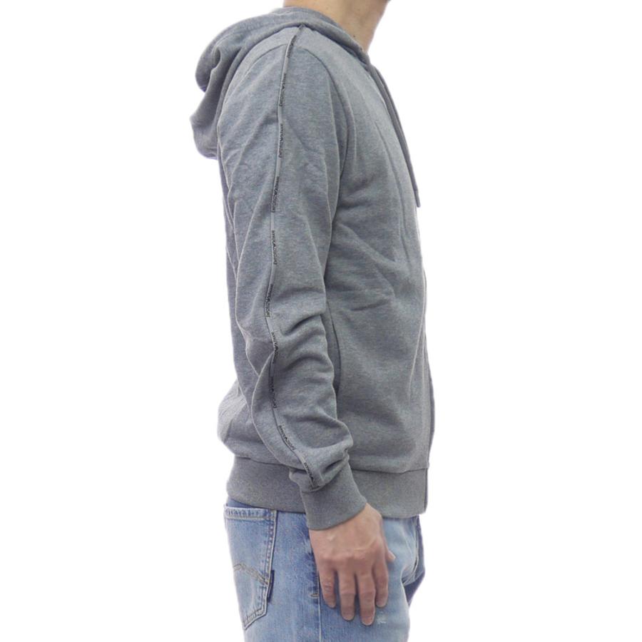 EMPORIO ARMANI UNDERWEAR エンポリオアルマーニ アンダーウェア メンズ ジップアップパーカー EM000653 AF18887 グレー 2026春夏新作_2