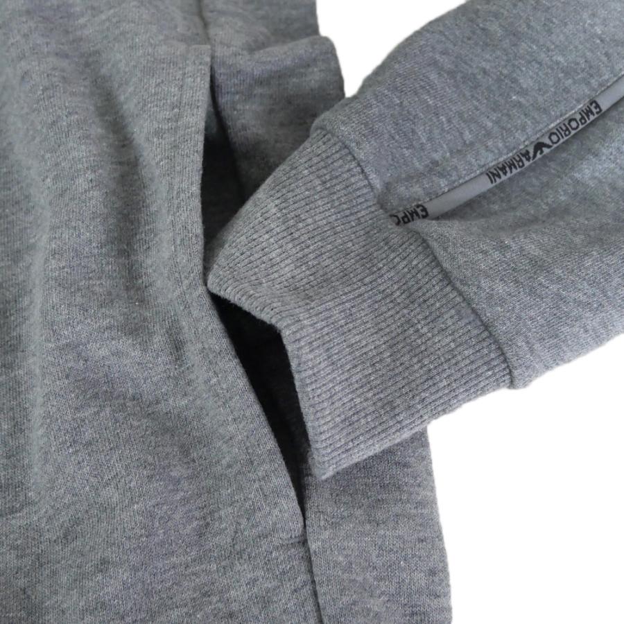 EMPORIO ARMANI UNDERWEAR エンポリオアルマーニ アンダーウェア メンズ ジップアップパーカー EM000653 AF18887 グレー 2026春夏新作_7