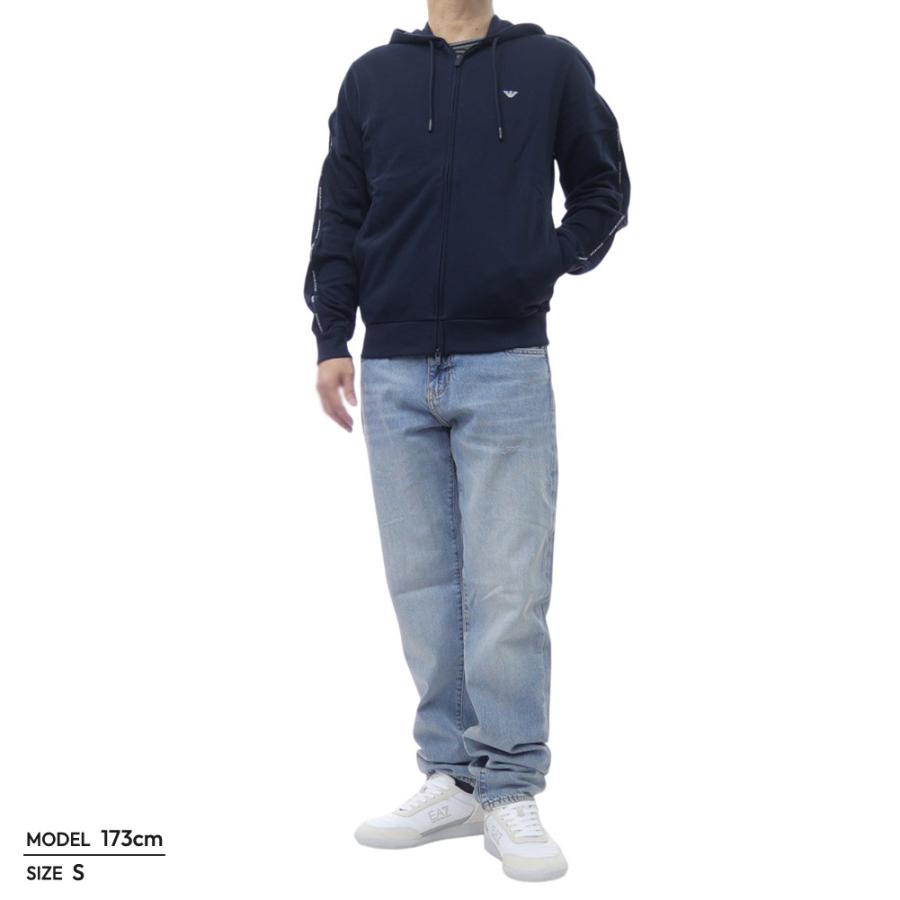 EMPORIO ARMANI UNDERWEAR エンポリオアルマーニ アンダーウェア メンズ ジップアップパーカー EM000653 AF18887 ネイビー 2026春夏新作_1