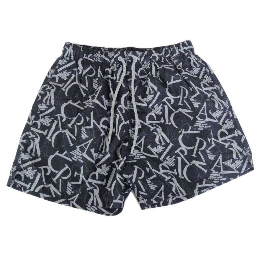 EMPORIO ARMANI SWIMWEAR エンポリオアルマーニ スイムウェア メンズスイムパンツ EM000583 AF20440 ブラック 2026春夏新作の画像