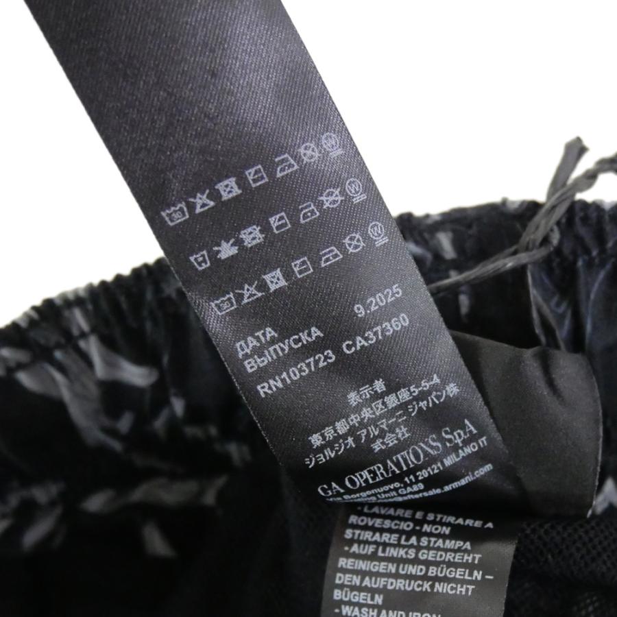 EMPORIO ARMANI SWIMWEAR エンポリオアルマーニ スイムウェア メンズスイムパンツ EM000583 AF20440 ブラック 2026春夏新作の画像