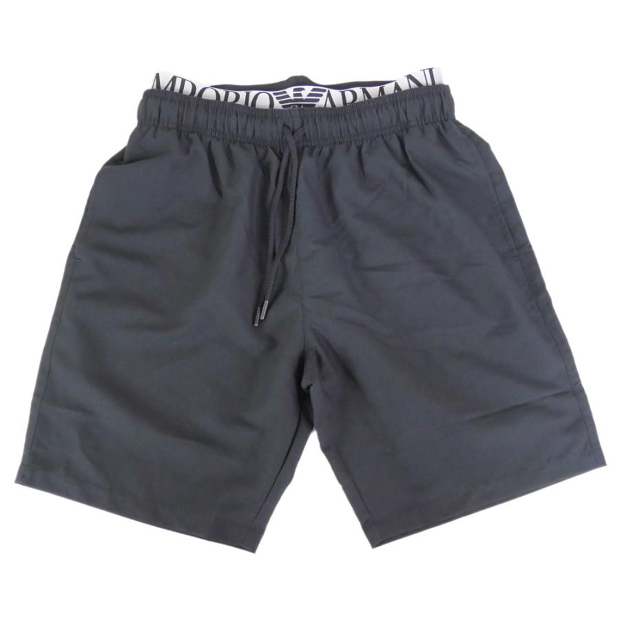 EMPORIO ARMANI SWIMWEAR エンポリオアルマーニ スイムウェア メンズスイムパンツ EM000687 AF20432 ブラック 2026春夏新作の画像