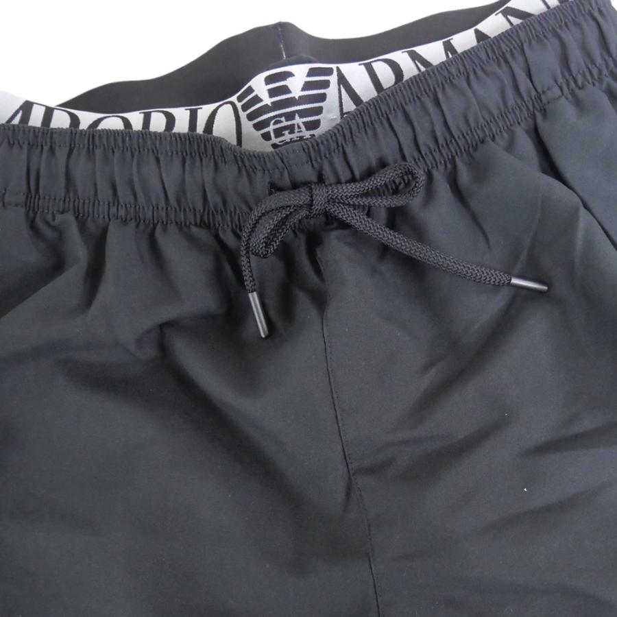 EMPORIO ARMANI SWIMWEAR エンポリオアルマーニ スイムウェア メンズスイムパンツ EM000687 AF20432 ブラック 2026春夏新作の画像
