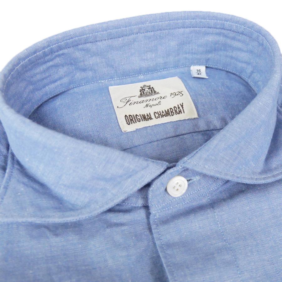 Finamore（フィナモレ） メンズカッタウェイシャツ SIMONE / TOK105