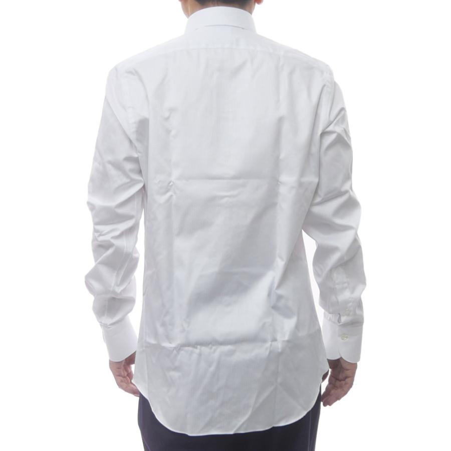 FINAMORE フィナモレ カッタウェイシャツ メンズ コットン 綿100％ MILANO 460027 C0434 / SIMONE ホワイト Finamore（フィナモレ） メンズカッタウェイシャツ MILANO 460027