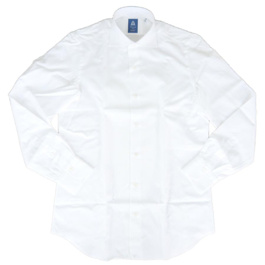 FINAMORE フィナモレ カッタウェイシャツ メンズ コットン 綿100％ MILANO 044121 C0061 / SIMONE ホワイト Finamore（フィナモレ） メンズカッタウェイシャツ MILANO 044121