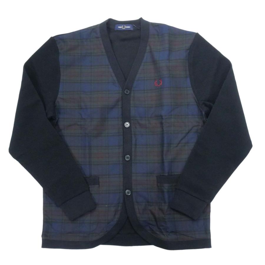 FRED PERRY フレッドペリー メンズカーディガン M4729 / Woven Check