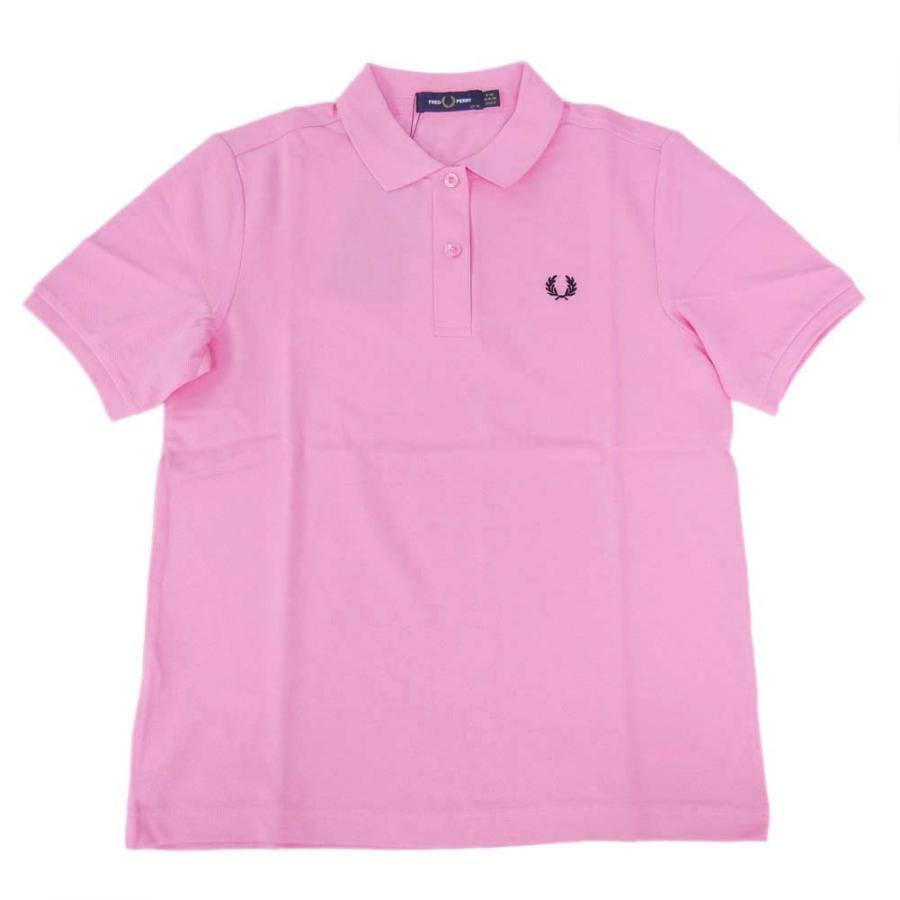フレッドペリー　ポロシャツ　ピンク　8 dark pink FRED PERRY（フレッドペリー） レディース ポロシャツ G6000 / FRED