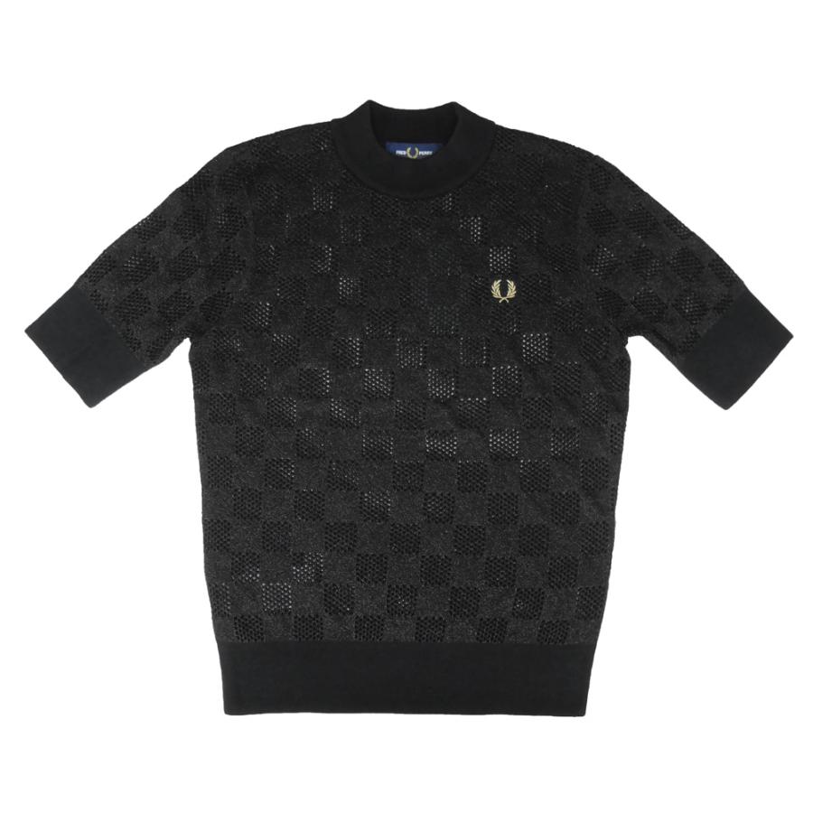 FRED PERRY フレッドペリー モックネックシアーニット FRED PERRY フレッドペリー レディース モックネックシアー