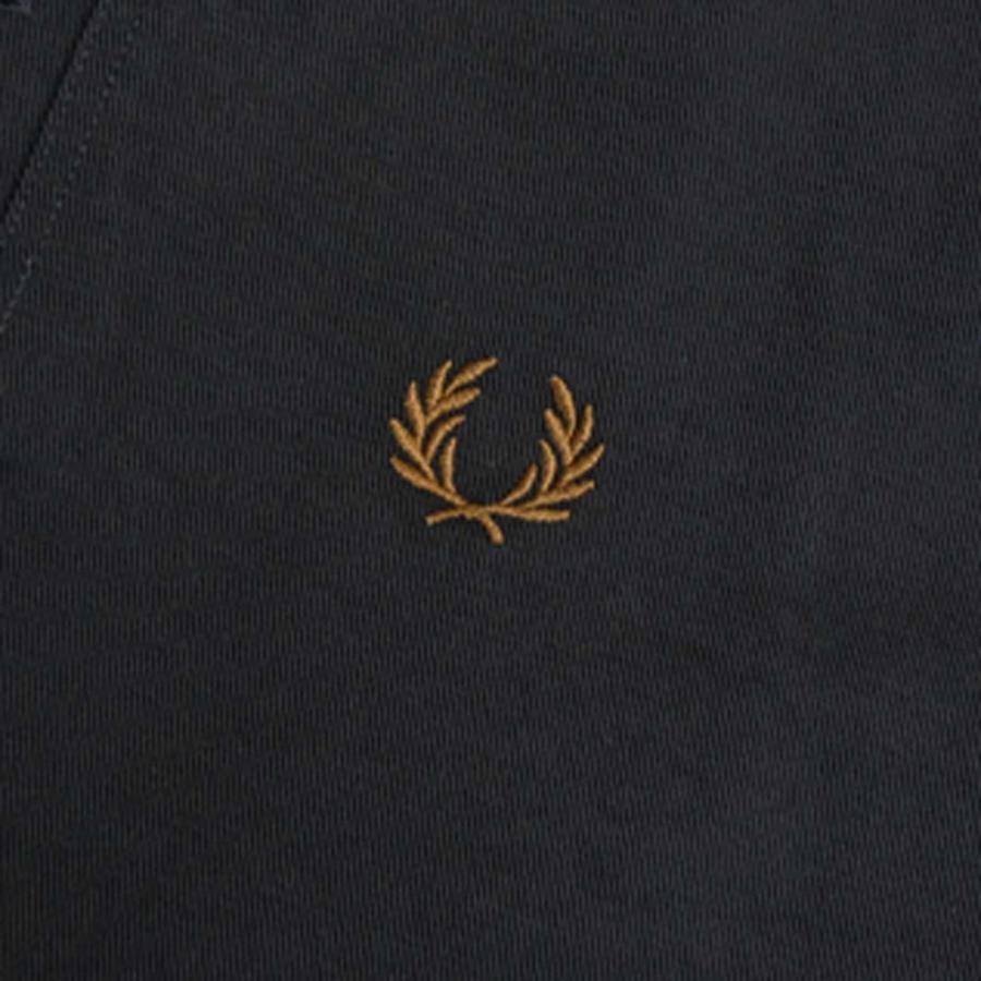 FRED PERRY フレッドペリー メンズシャツジャケット M7758 / OVER SHIRT ブラック /2024春夏新作｜tre-style｜04
