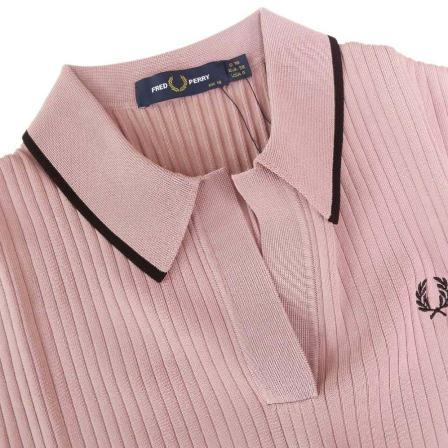 FRED PERRY フレッドペリー レディースニットポロシャツ K7138 FRED PERRY フレッドペリー レディースニットポロシャツ K7138