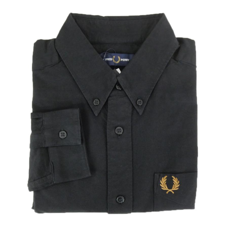 新品 フレッドペリー M5516 半袖 ポロシャツ ブラック XL FRED PERRY（フレッドペリー） オックスフォード シャツ M5516 メンズ