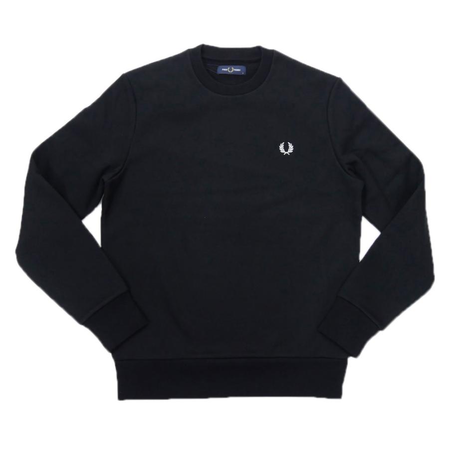 FRED PERRY フレッドペリー メンズトレーナー M1369 / BOLD BRANDING CREWNECK SWEATSHIRT ブラック_4