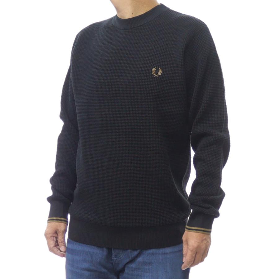 FRED PERRY（フレッドペリー） メンズクルーネックニット セーター