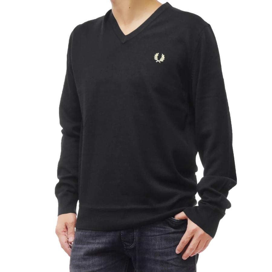 FRED PERRY（フレッドペリー） メンズVネックニット セーター K9600