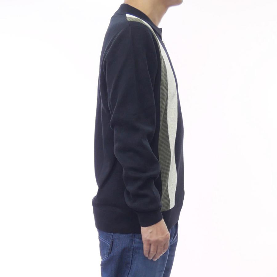 FRED PERRY（フレッドペリー） メンズハーフジップアップニット 