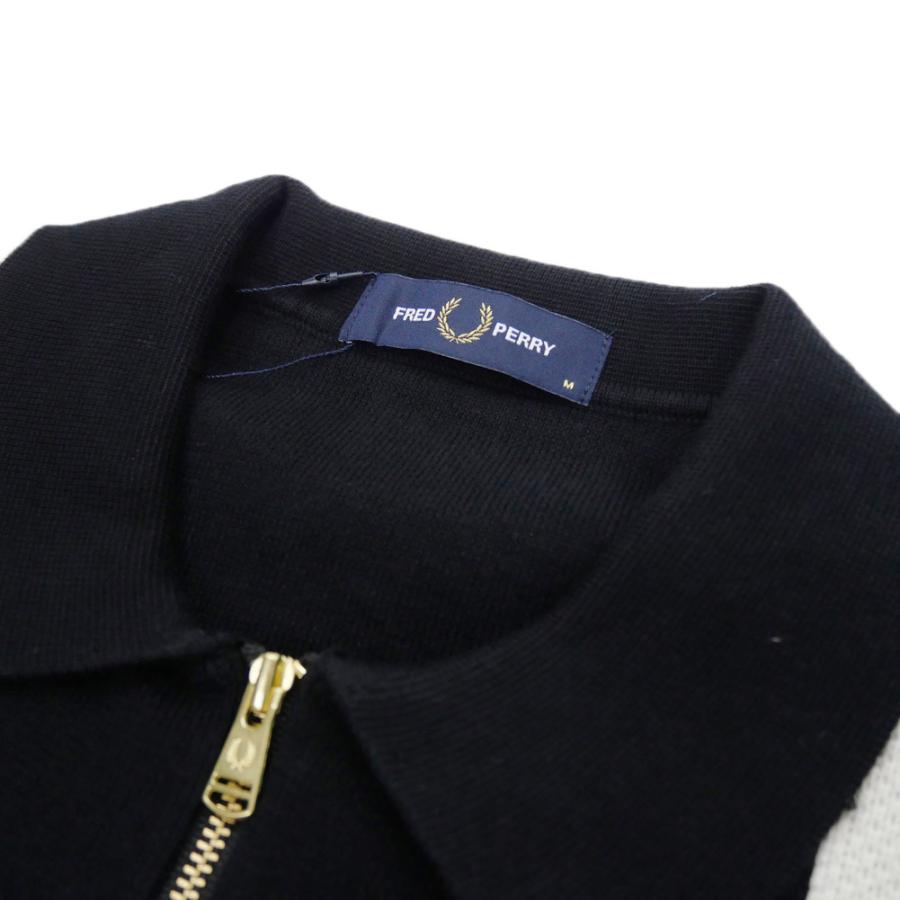 FRED PERRY（フレッドペリー） メンズハーフジップアップニット