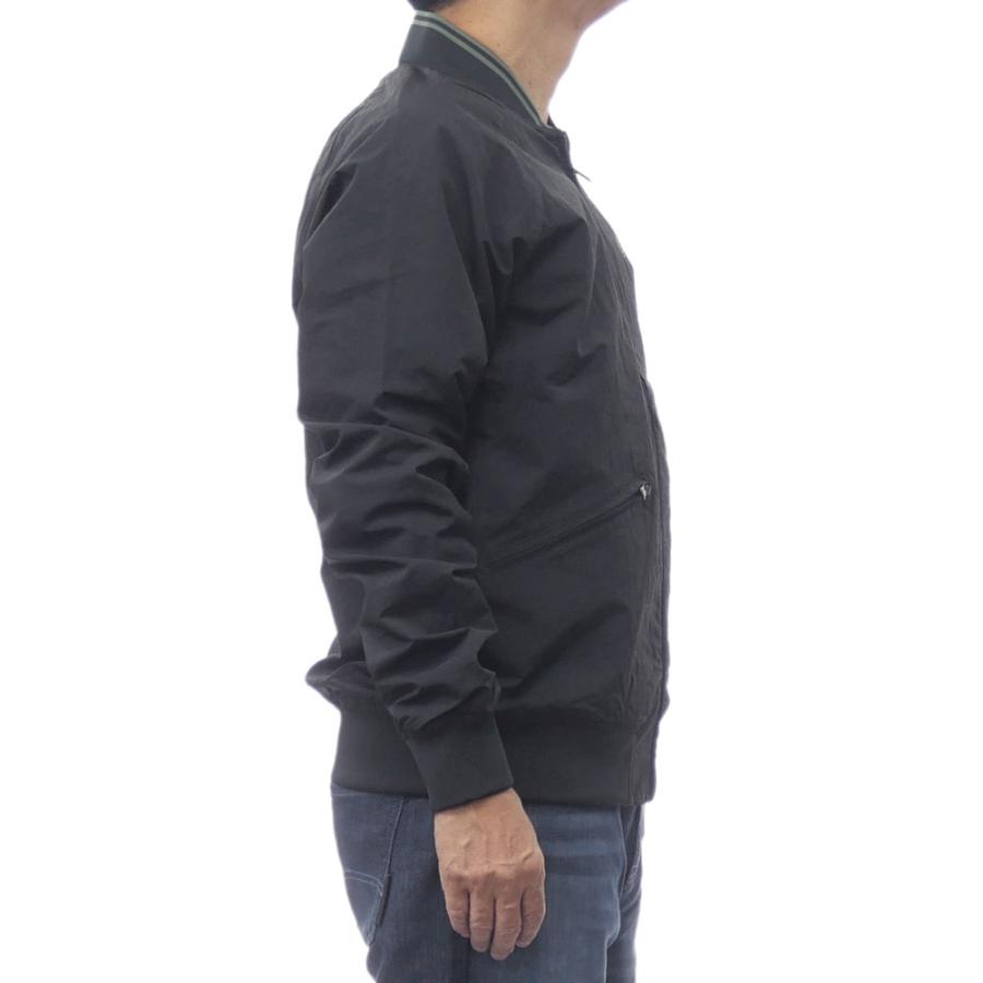 美品　フレッドペリー　ブルゾン　ジャケット　ロゴ刺繍　ブラック　ストレッチ　M ブルゾン/ジャケット | FRED PERRY JAPAN | フレッドペリー日本