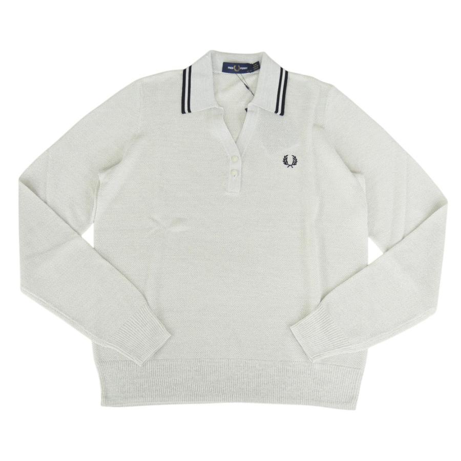 FRED PERRY（フレッドペリー） レディースVネックニットポロシャツ
