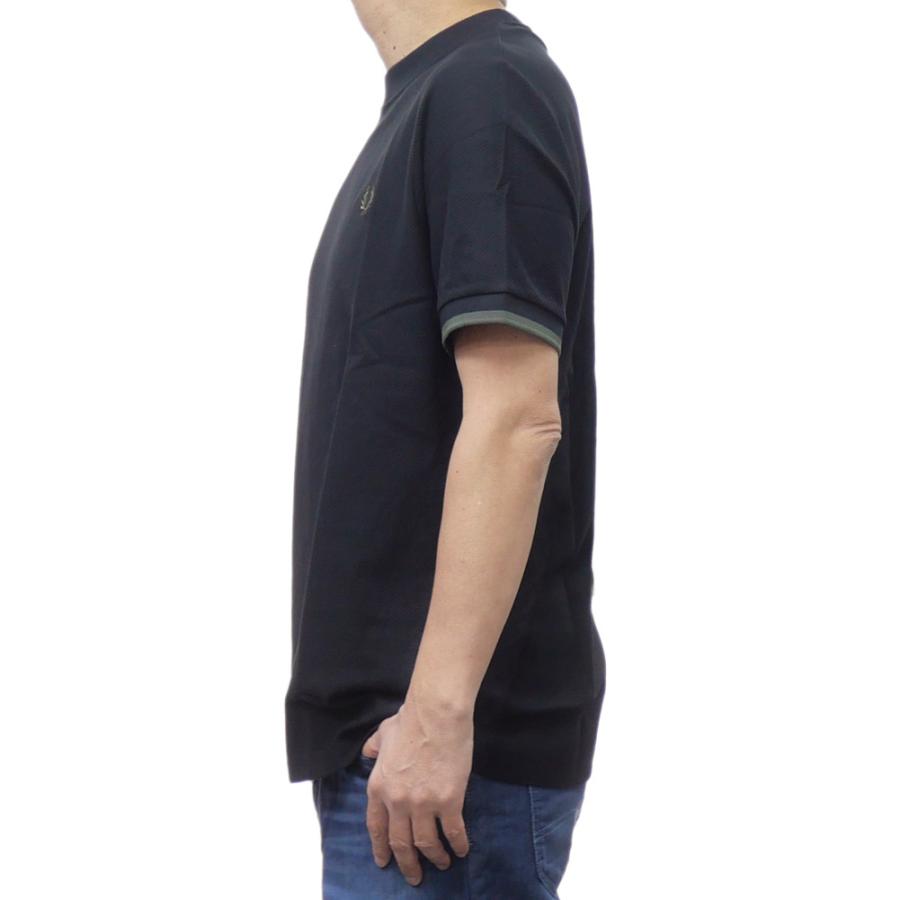 Tシャツ・カットソー FRED PERRY SS25 PIQUE T-SHIRT (FP M4654 54 760) Tipped Cuff Piqué T-Shirt - Light Ecru | Men's T-Shirts