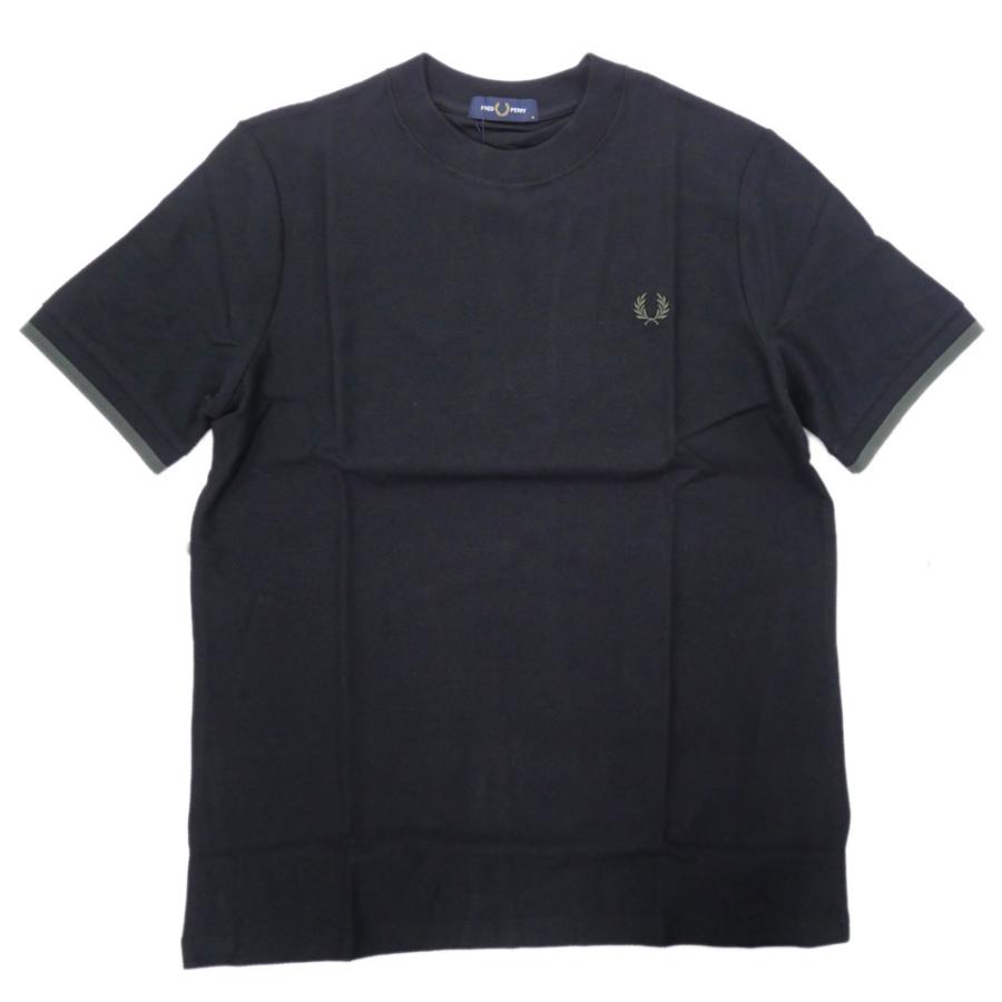 Tシャツ・カットソー FRED PERRY SS25 PIQUE T-SHIRT (FP M4654 54 760) Tipped Cuff Piqué T-Shirt - Light Ecru | Men's T-Shirts