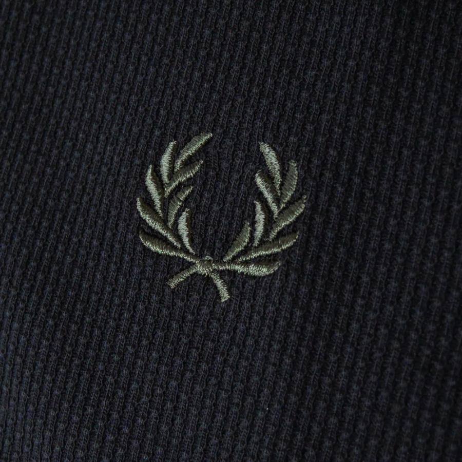 FRED PERRY（フレッドペリー） メンズハーフジップポロシャツ M9882