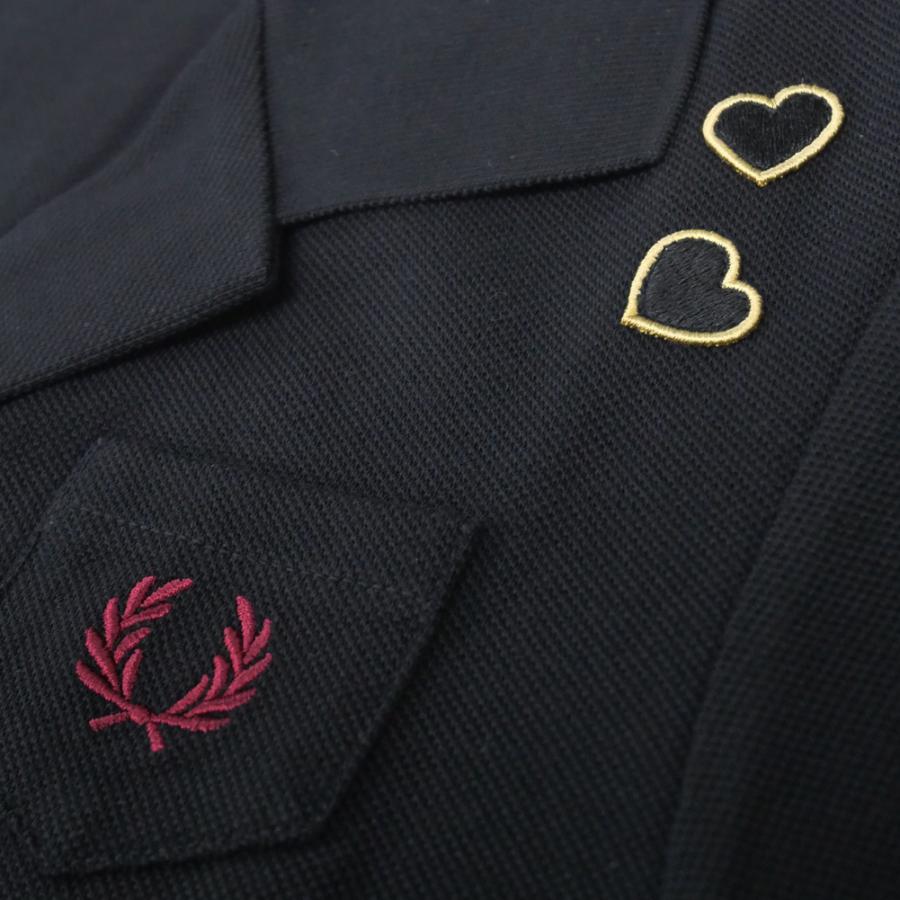 セールSS FRED PERRY フレッドペリー ポロシャツ 半袖 レディース コットン 綿100％ オープンカラー SG9101 POCKET DETAIL POLO SHIRT ブランド ロゴ 刺繍 カジュアル スポーティ ブラック FRED PERRY（フレッドペリー） レディースオープンカラーポロシャツ