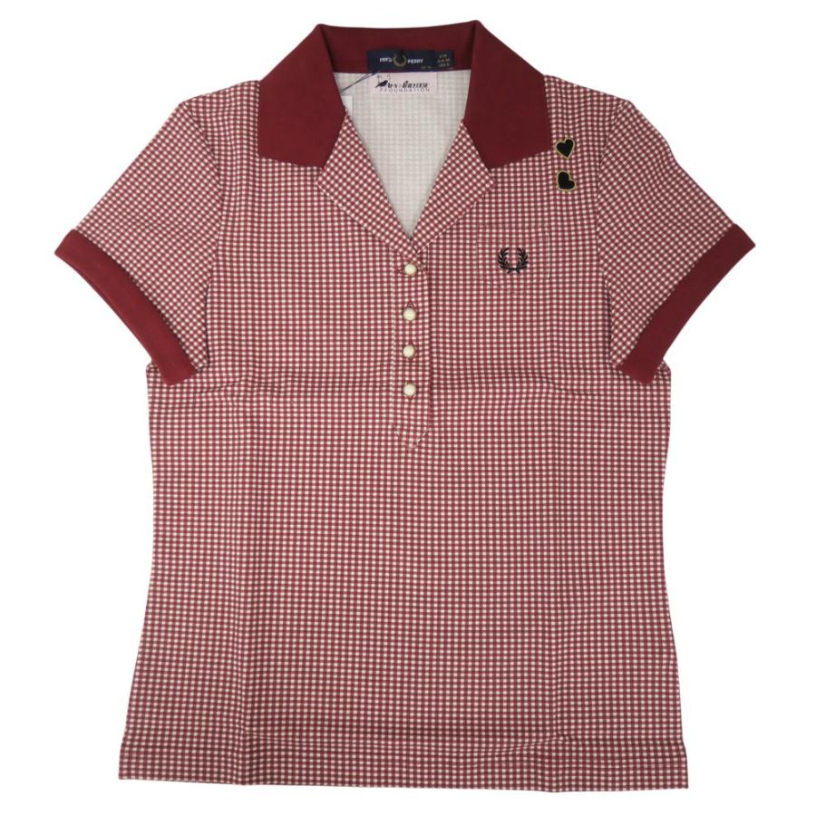 美品 フレッドペリー ポロシャツ FRED PERRY（フレッドペリー） レディースオープンカラーポロシャツ