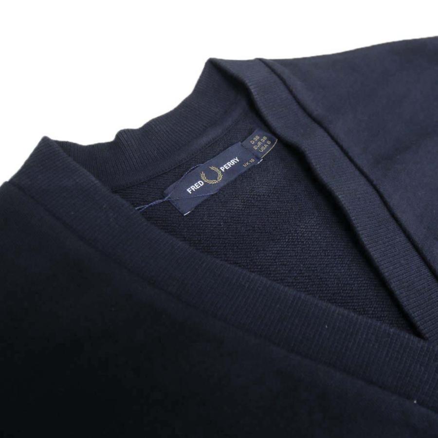 FRED PERRY フレッドペリー レディースVネックスウェット
